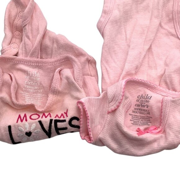 Carter's Child of Mine Baby Girl Bodysuits‎ 4 Pack Size 24M Short Sleeve Tee - Picture 5 of 12